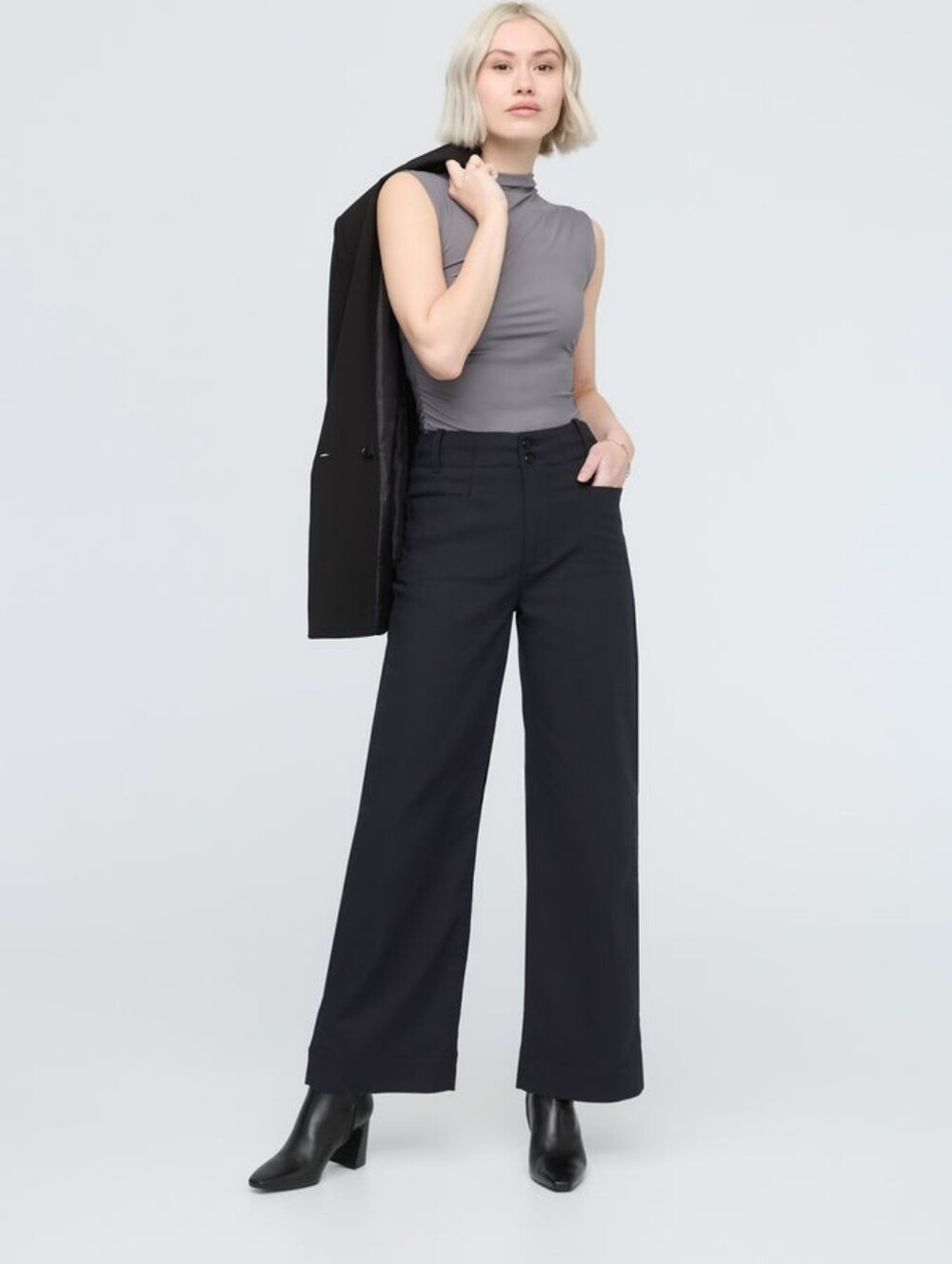 DU/ER NuStretch High Rise Trouser - Black Size 25 X29